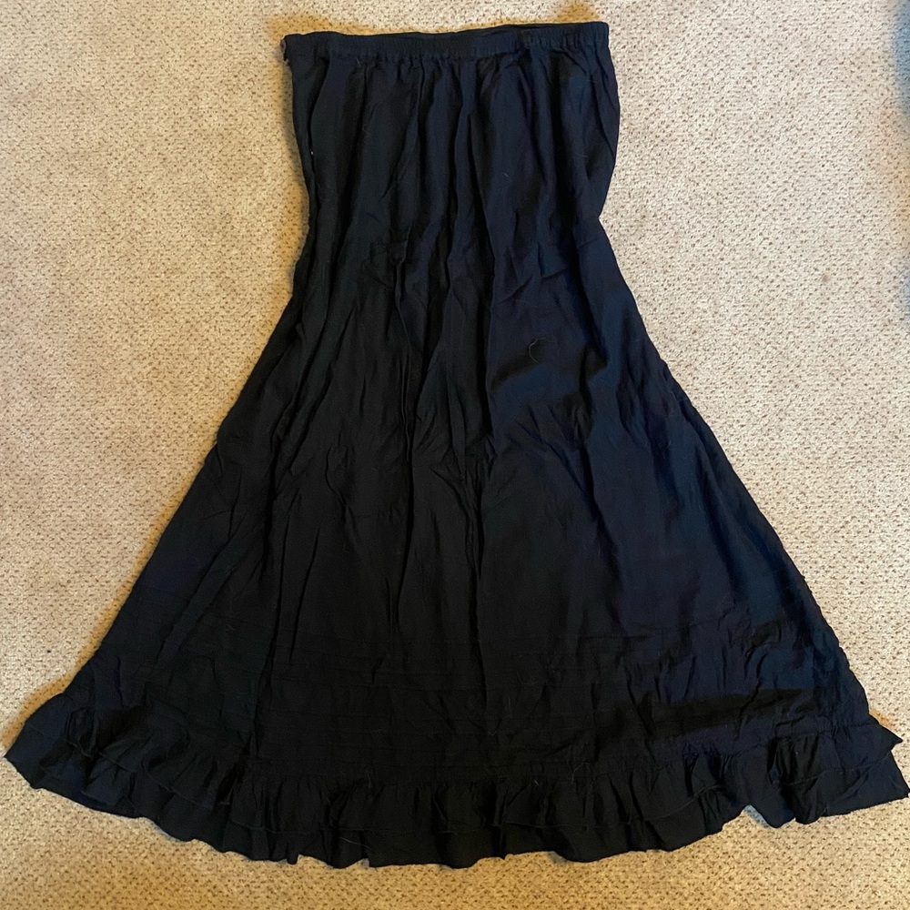 Vintage American Canyon Witchy Black Skirt size Large - Picture 4 of 5